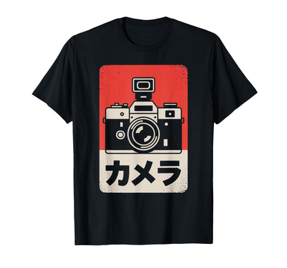 Japanese Analog Slr Camera T-Shirt - Casual Everyday Wear Unisex - T-Shirt, Sweatshirt, Hoodie