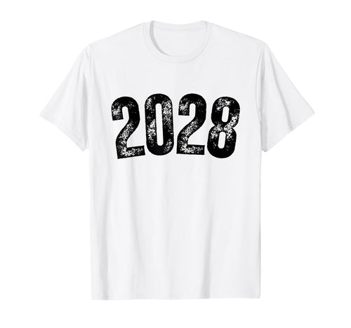 Senior 2028 Class 2028 First Day T-Shirt - Aesthetic Graphic Men Women - T-Shirt, Sweatshirt, Hoodie