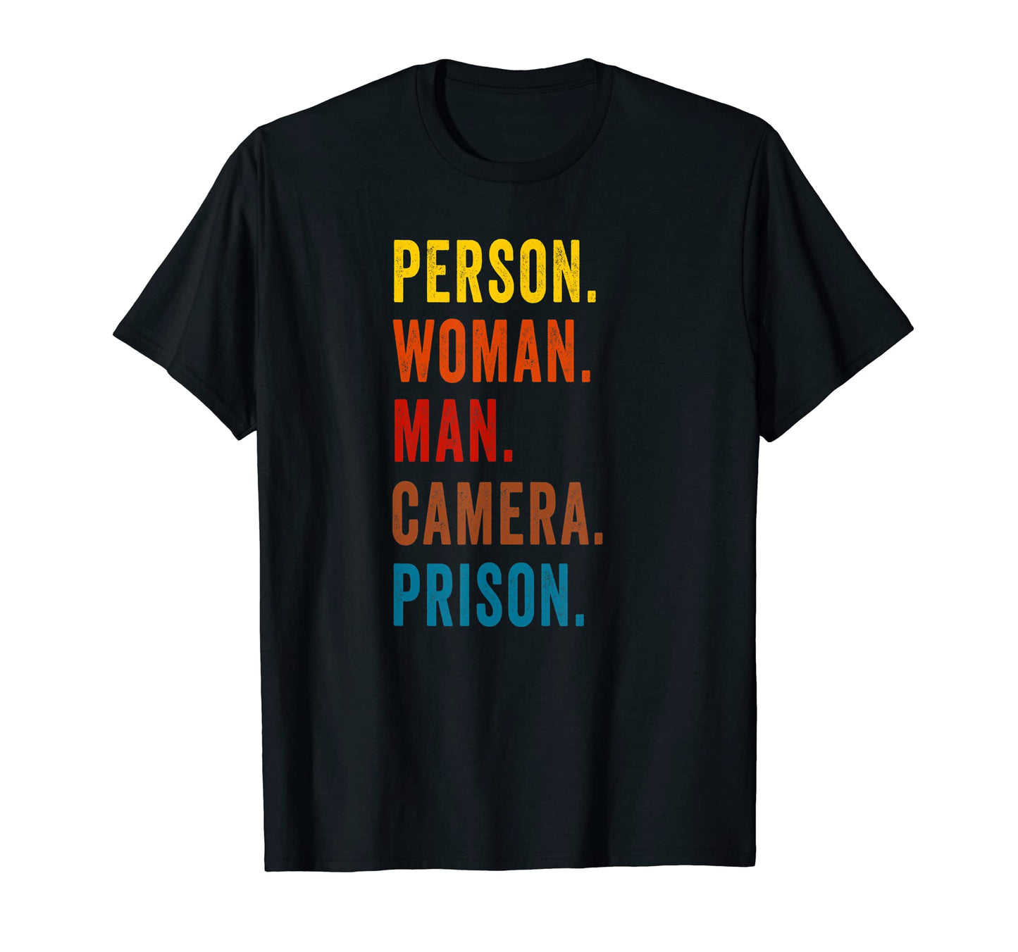 Person Camera Prison T-Shirt - Minimalist Print Unisex - T-Shirt, Sweatshirt, Hoodie