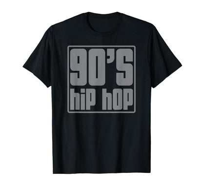 90S Hip Hop Vibes Rap Beats Grey T-Shirt - Streetwear Style for Adults - T-Shirt, Sweatshirt, Hoodie