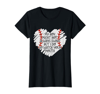 Womens Baseball Outfit Moms My T-Shirt - Casual Everyday Wear Men Women - T-Shirt, Sweatshirt, Hoodie