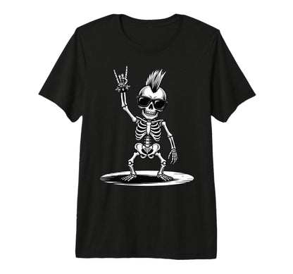 Funny Skeleton Loving Rock And Roll T-Shirt - Novelty Apparel for Adults - T-Shirt, Sweatshirt, Hoodie