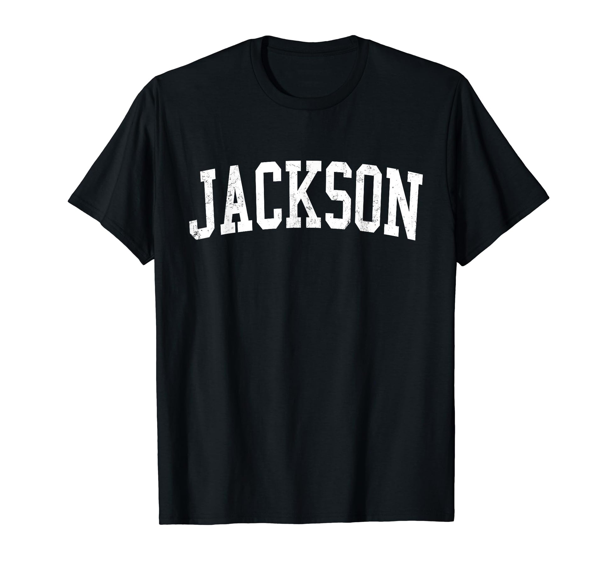 Jackson Ms Distressed White Varsity T-Shirt - Streetwear Style Men Women - T-Shirt, Sweatshirt, Hoodie