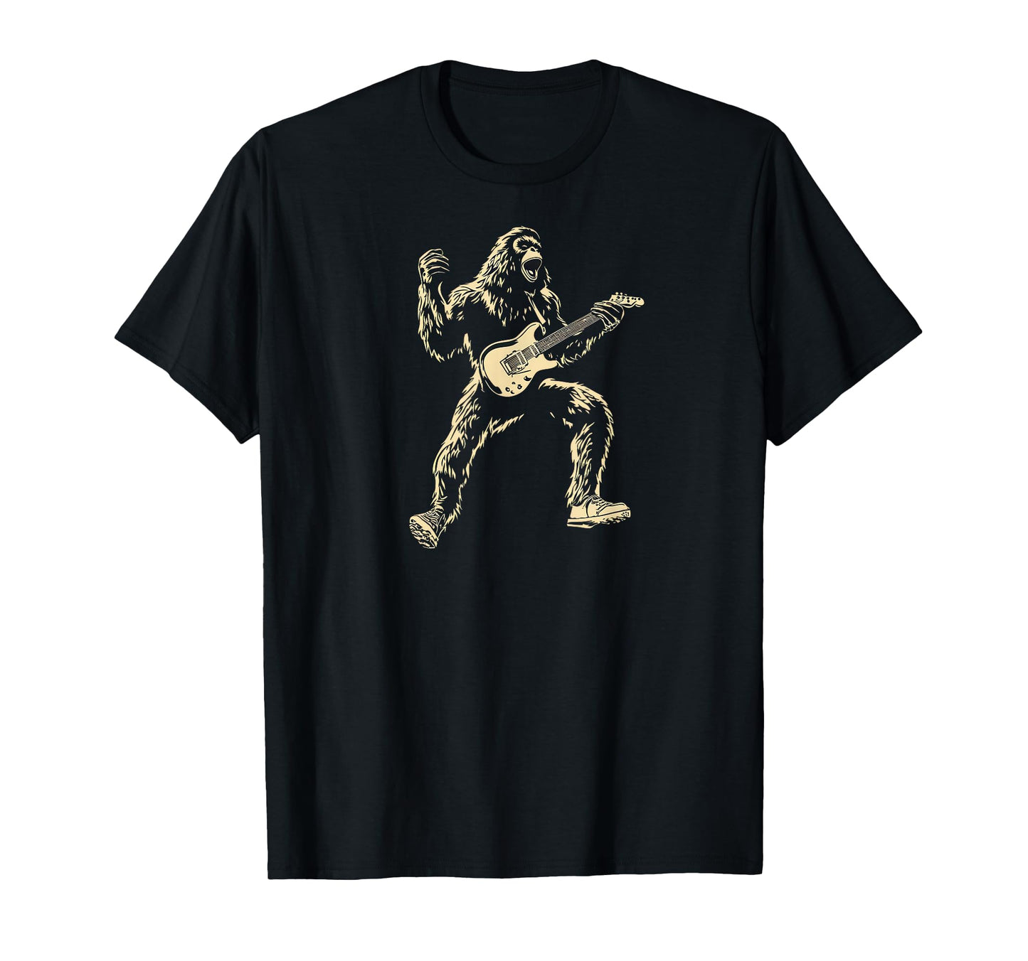 Funny Bigfoot Sasquatch Rock Big Foot T-Shirt - Minimalist Print Unisex - T-Shirt, Sweatshirt, Hoodie