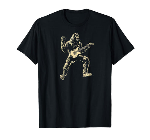 Funny Bigfoot Sasquatch Rock Big Foot T-Shirt - Minimalist Print Unisex - T-Shirt, Sweatshirt, Hoodie