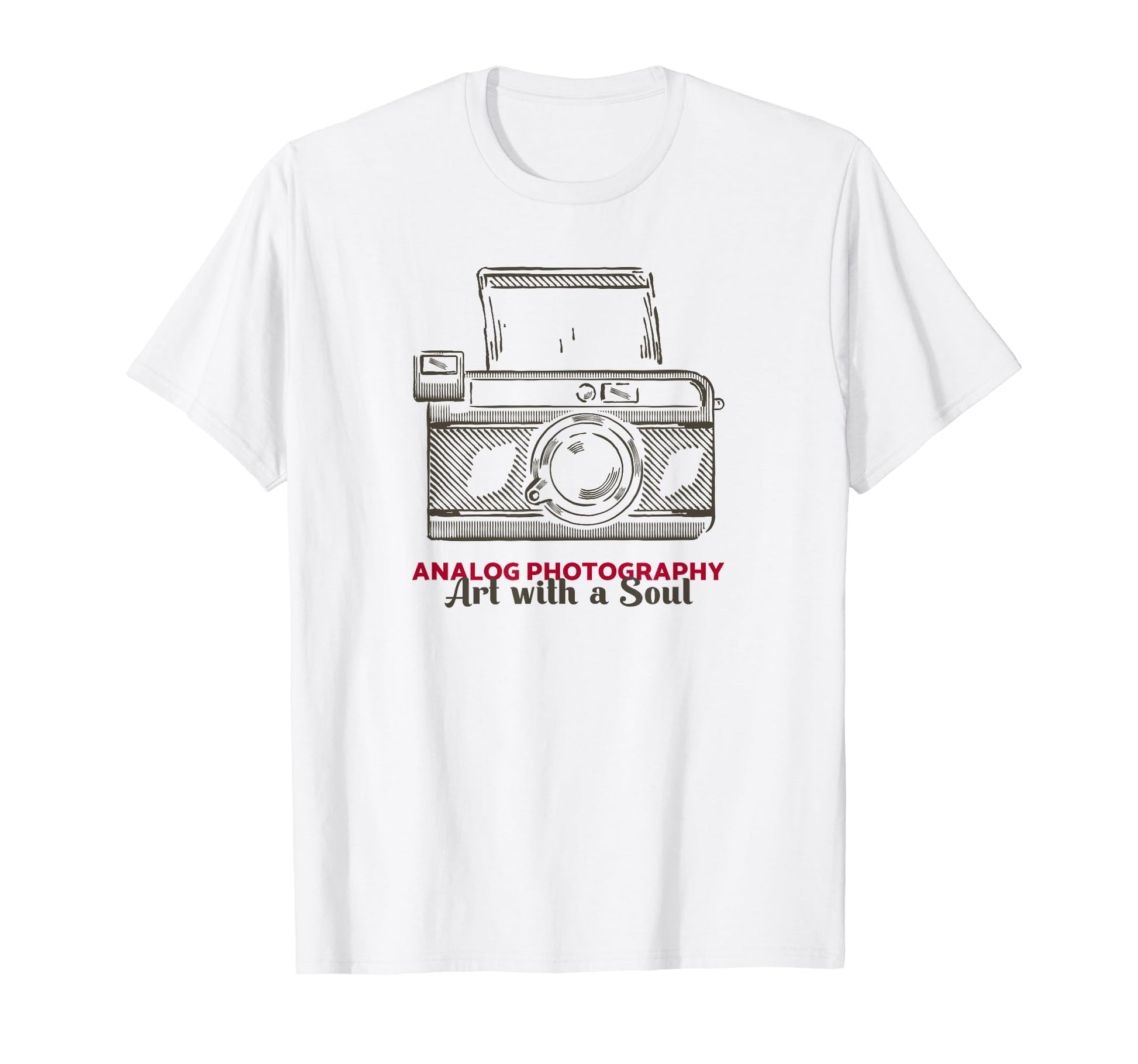 Analog Photography Art Soul Camera T-Shirt - Custom Art Print Men Women - T-Shirt, Sweatshirt, Hoodie