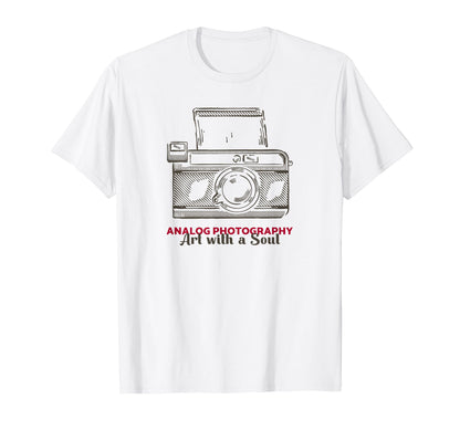 Analog Photography Art Soul Camera T-Shirt - Custom Art Print Men Women - T-Shirt, Sweatshirt, Hoodie