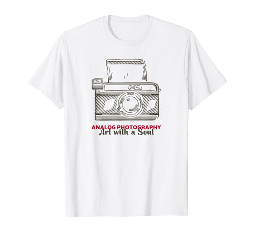 Analog Photography Art Soul Camera T-Shirt - Custom Art Print Men Women - T-Shirt, Sweatshirt, Hoodie