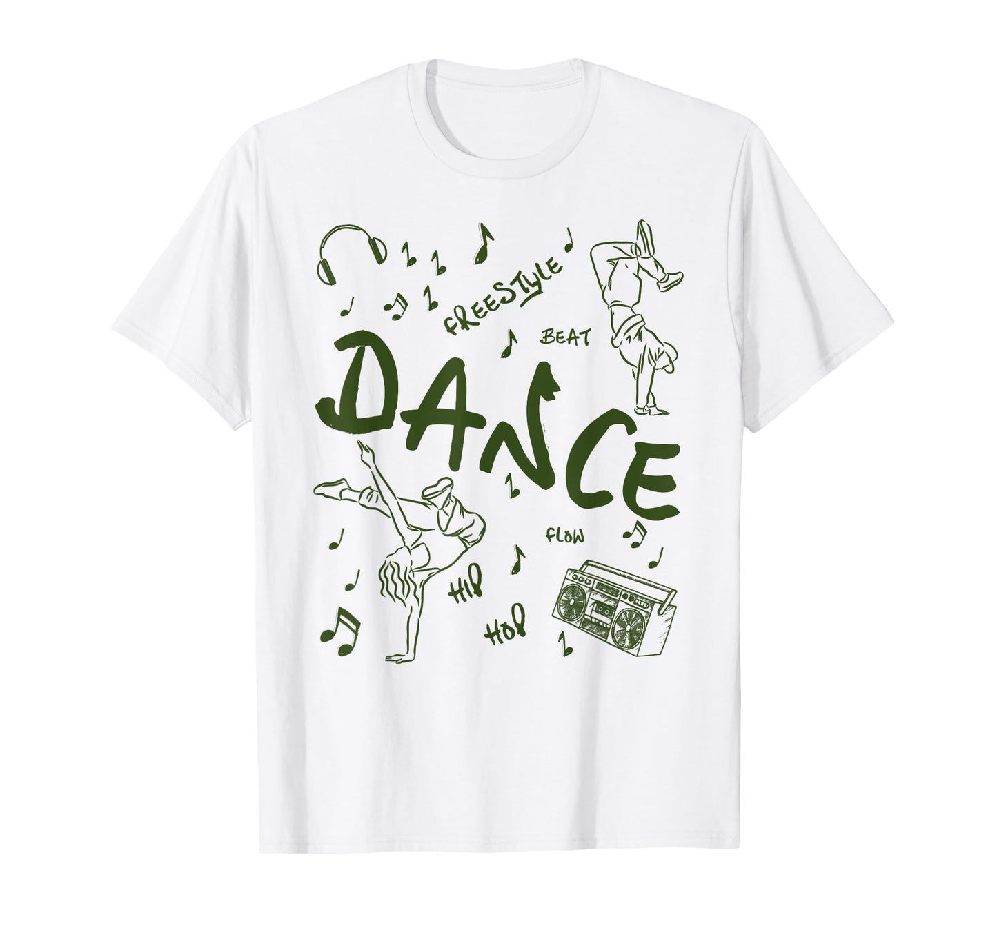 Hip Hop Dance Beat Flow Breakdance T-Shirt - Custom Art Print Men Women - T-Shirt, Sweatshirt, Hoodie