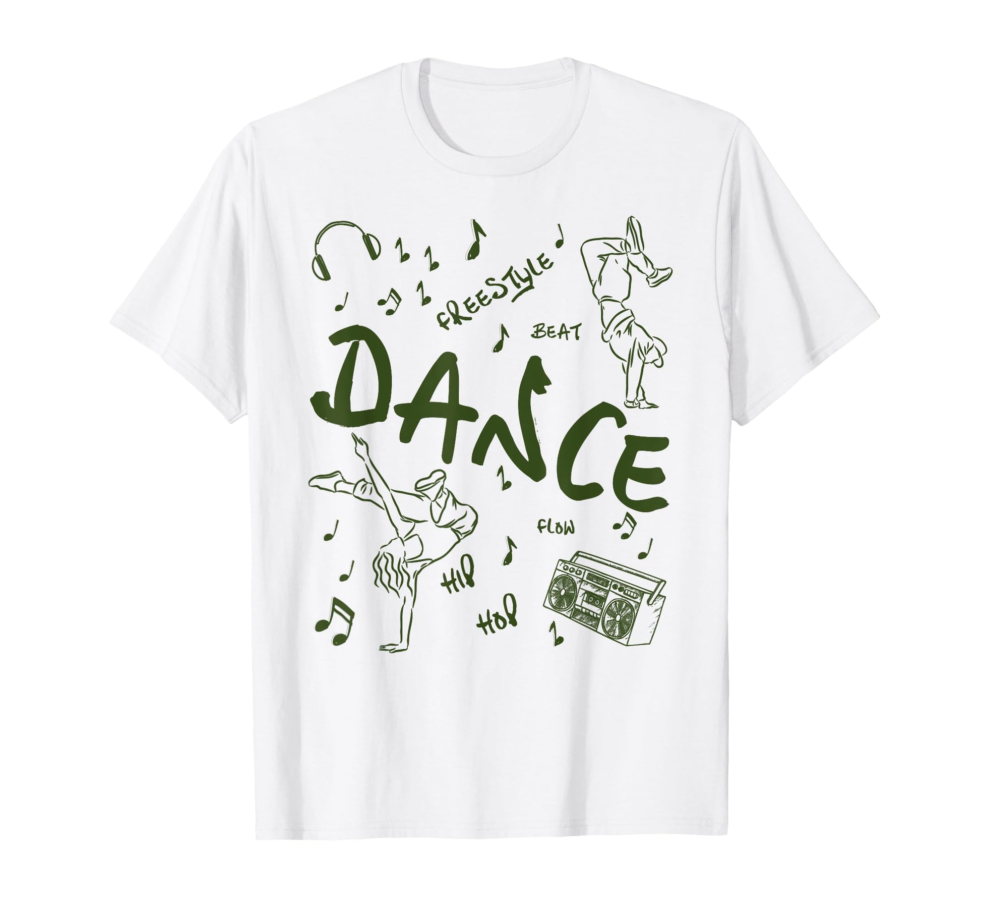 Hip Hop Dance Beat Flow Breakdance T-Shirt - Custom Art Print Men Women - T-Shirt, Sweatshirt, Hoodie
