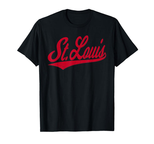 St Louis Varsity Script Sports Jersey T-Shirt - Fun Novelty Design Unisex - T-Shirt, Sweatshirt, Hoodie