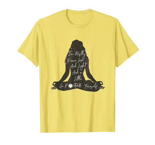Im Mostly Peace Love And Light And T-Shirt - Custom Art Print Men Women - T-Shirt, Sweatshirt, Hoodie