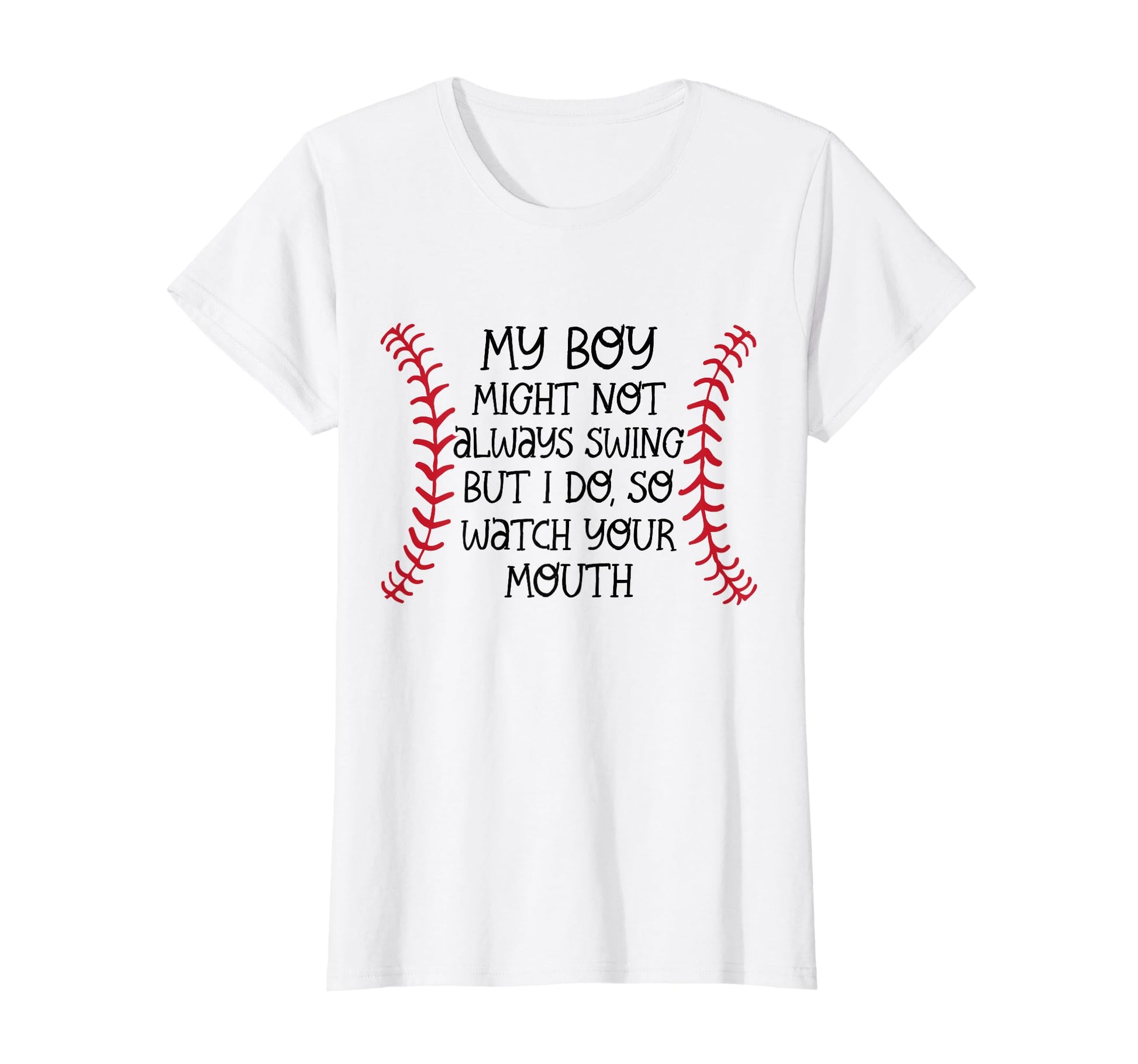 Womens Baseball Outfit Moms My T-Shirt - Casual Everyday Wear for Adults - T-Shirt, Sweatshirt, Hoodie