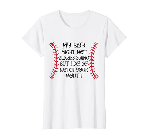 Womens Baseball Outfit Moms My T-Shirt - Casual Everyday Wear for Adults - T-Shirt, Sweatshirt, Hoodie