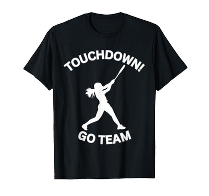 Baseball Football Mash Up Touchdown Go T-Shirt - Trendy Graphic for Adults - T-Shirt, Sweatshirt, Hoodie