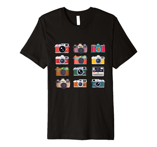 Camera Tourism Equipment Globe T-Shirt - Trendy Graphic for Adults - T-Shirt, Sweatshirt, Hoodie