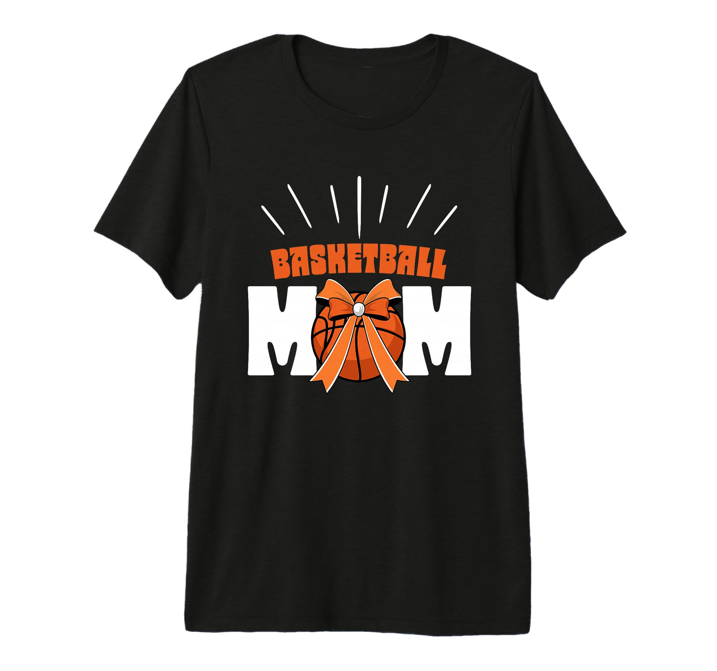 Game Day Basketball Mom Tri Blend T-Shirt - Graphic Print for Adults - T-Shirt, Sweatshirt, Hoodie