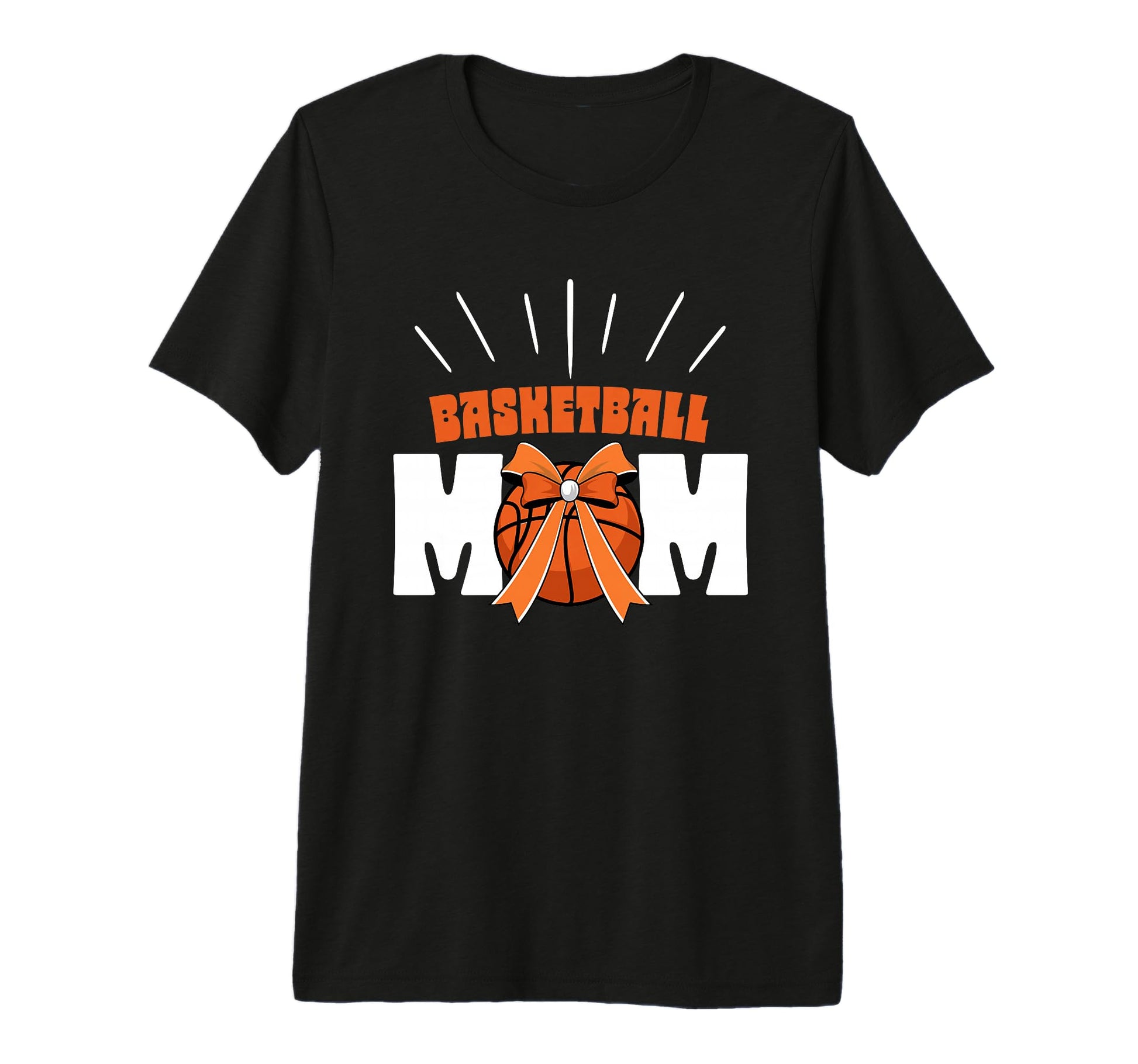 Game Day Basketball Mom Tri Blend T-Shirt - Graphic Print for Adults - T-Shirt, Sweatshirt, Hoodie