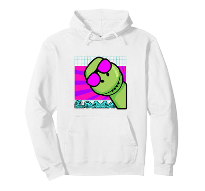 Aesthetic Vaporwave Outfits Dinosaur Hoodie - Streetwear Style for Adults - T-Shirt, Sweatshirt, Hoodie