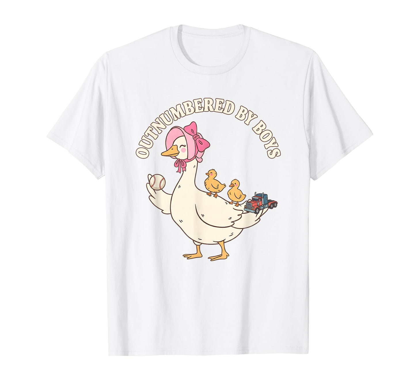 Outnumbered Goose Funny Mom Life Family T-Shirt - Trendy Graphic Unisex - T-Shirt, Sweatshirt, Hoodie