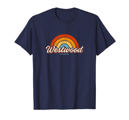 Westwood California Ca Rainbow 70S T-Shirt - Casual Everyday Wear Unisex - T-Shirt, Sweatshirt, Hoodie