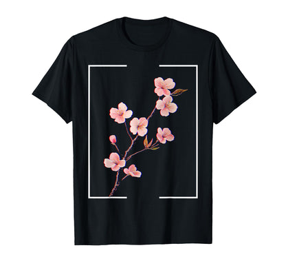 Cherry Blossom Japanese Aesthetic T-Shirt - Streetwear Style Unisex - T-Shirt, Sweatshirt, Hoodie