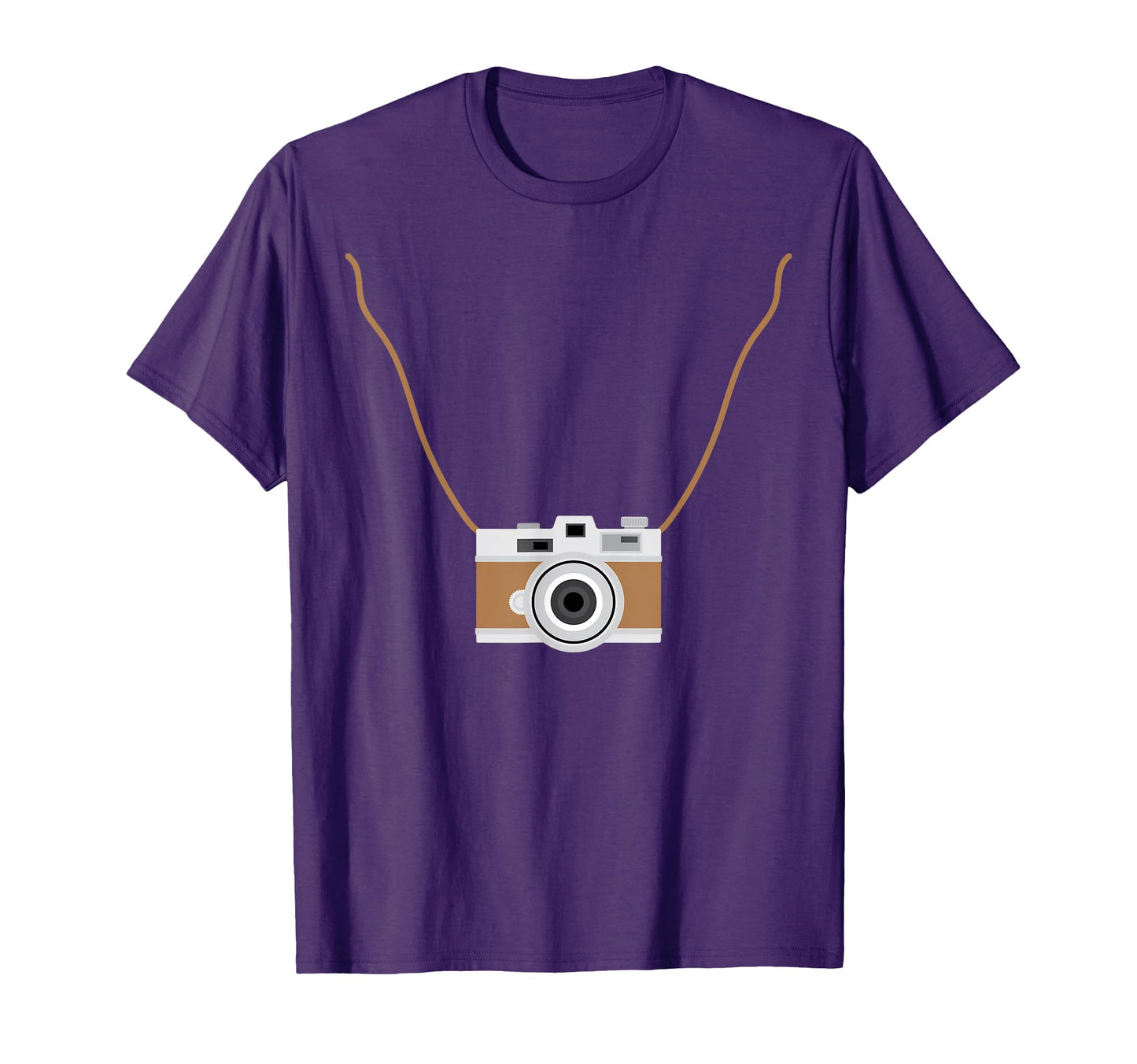 Photography Camera Necklace Photographer T-Shirt - Minimalist Print Unisex - T-Shirt, Sweatshirt, Hoodie