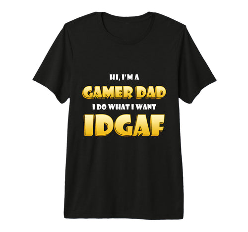 Gamer Dad Idgaf Dank Meme Funny Costume T-Shirt - Aesthetic Graphic Unisex - T-Shirt, Sweatshirt, Hoodie