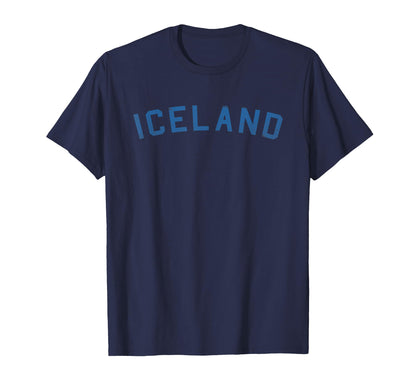 Varsity Iceland T-Shirt - Aesthetic Graphic Men Women - T-Shirt, Sweatshirt, Hoodie