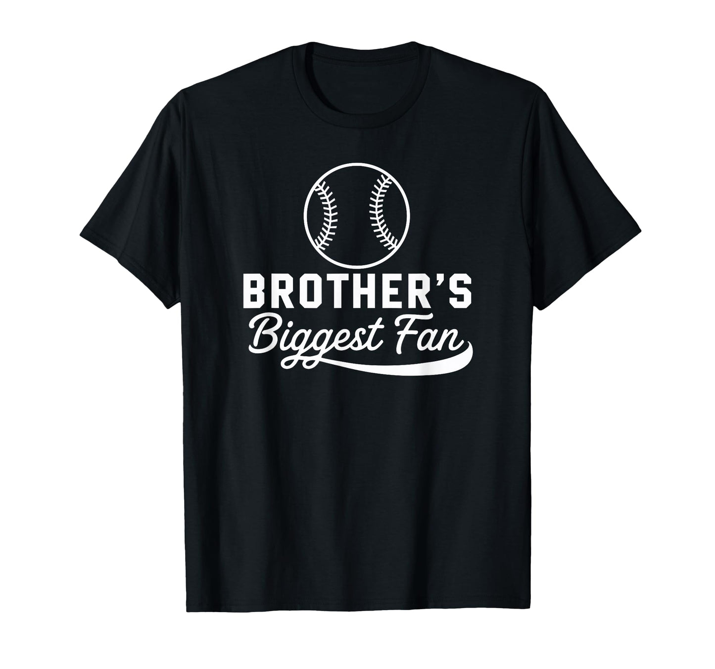 Brothers Biggest Fan Baseball T-Shirt - Aesthetic Graphic for Adults - T-Shirt, Sweatshirt, Hoodie