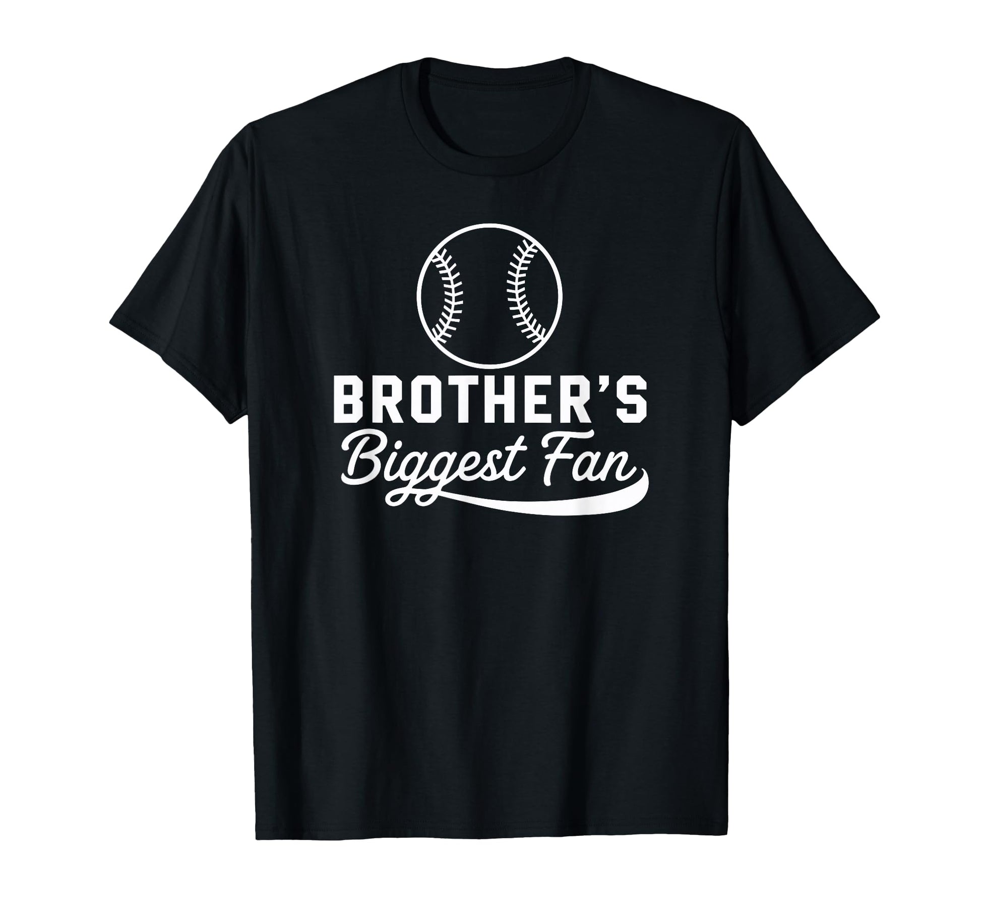 Brothers Biggest Fan Baseball T-Shirt - Aesthetic Graphic for Adults - T-Shirt, Sweatshirt, Hoodie