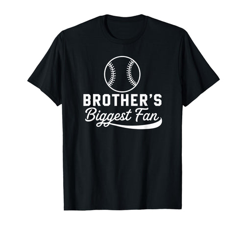 Brothers Biggest Fan Baseball T-Shirt - Aesthetic Graphic for Adults - T-Shirt, Sweatshirt, Hoodie