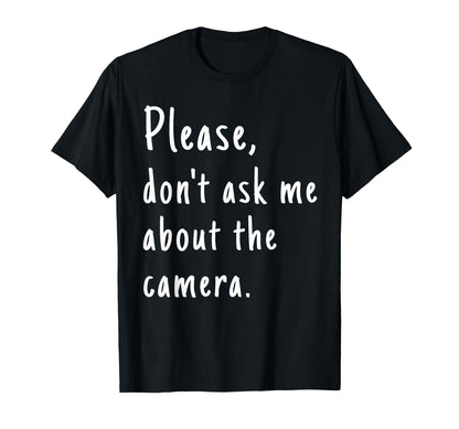 Cameraman Video Film Camera T-Shirt - Custom Art Print Men Women - T-Shirt, Sweatshirt, Hoodie