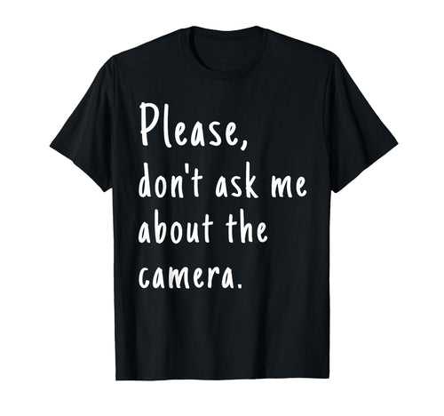 Cameraman Video Film Camera T-Shirt - Custom Art Print Men Women - T-Shirt, Sweatshirt, Hoodie
