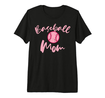 Baseball Mothers Day Sports Mom T-Shirt - Aesthetic Graphic for Adults - T-Shirt, Sweatshirt, Hoodie
