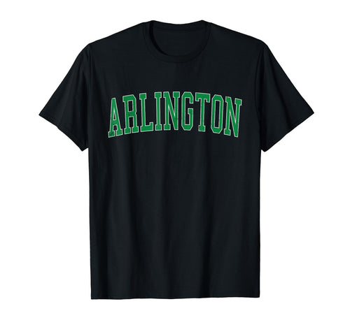 Arlington Tn Distressed Green Varsity T-Shirt - Custom Art Print Unisex - T-Shirt, Sweatshirt, Hoodie