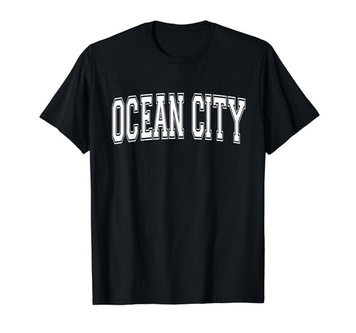 Ocean City Nj New Jersey Usa Sports Varsity T-Shirt - Graphic Print Unisex - T-Shirt, Sweatshirt, Hoodie