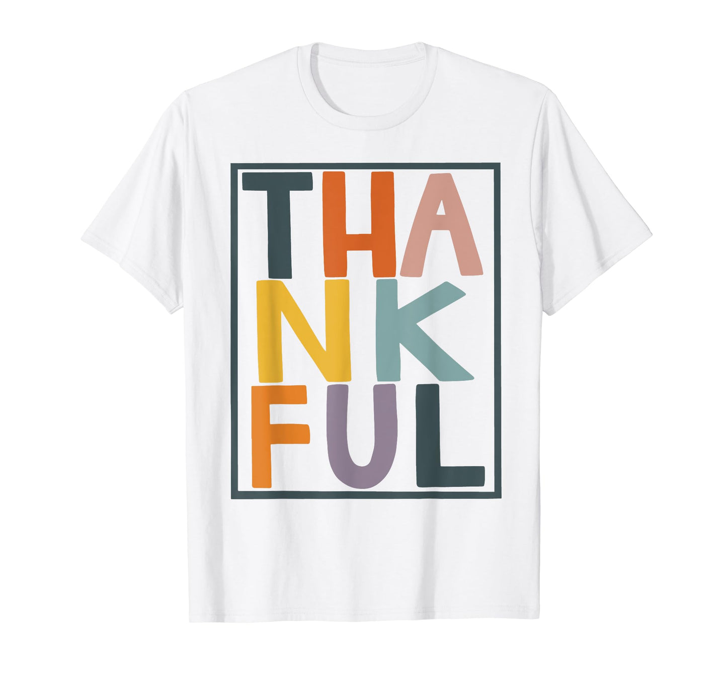 Rainbow Thankful Thankful Family Sweatshirt - Aesthetic Graphic Unisex - T-Shirt, Sweatshirt, Hoodie