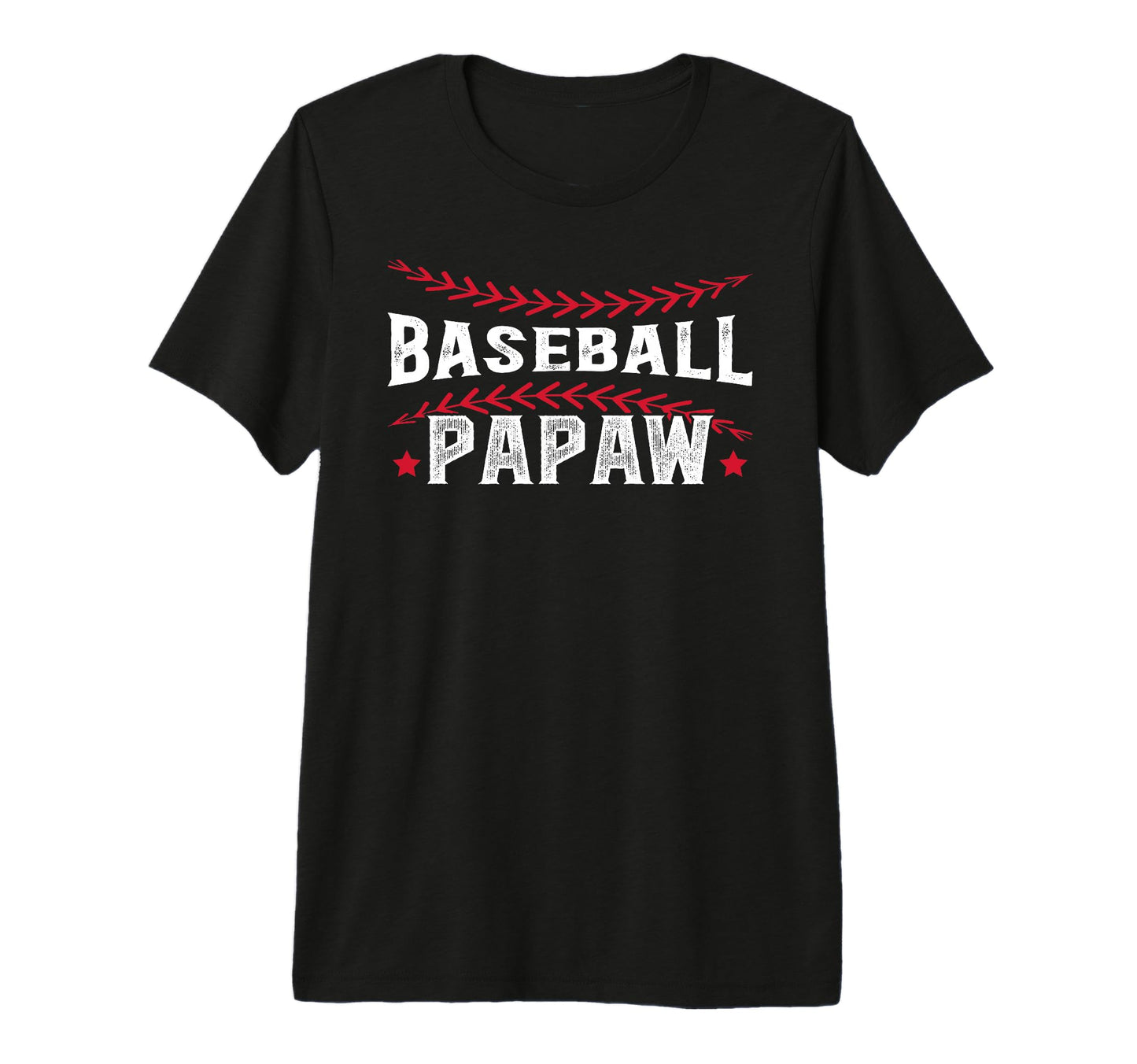 Mens Baseball Papaw Proud Grandpa T-Shirt - Custom Art Print for Adults - T-Shirt, Sweatshirt, Hoodie