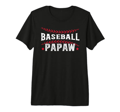 Mens Baseball Papaw Proud Grandpa T-Shirt - Custom Art Print for Adults - T-Shirt, Sweatshirt, Hoodie