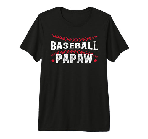Mens Baseball Papaw Proud Grandpa T-Shirt - Custom Art Print for Adults - T-Shirt, Sweatshirt, Hoodie