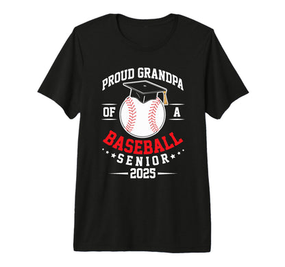 Proud Grandpa Baseball Senior Class T-Shirt - Aesthetic Graphic Unisex - T-Shirt, Sweatshirt, Hoodie
