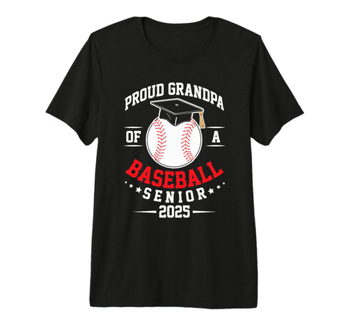 Proud Grandpa Baseball Senior Class T-Shirt - Aesthetic Graphic Unisex - T-Shirt, Sweatshirt, Hoodie