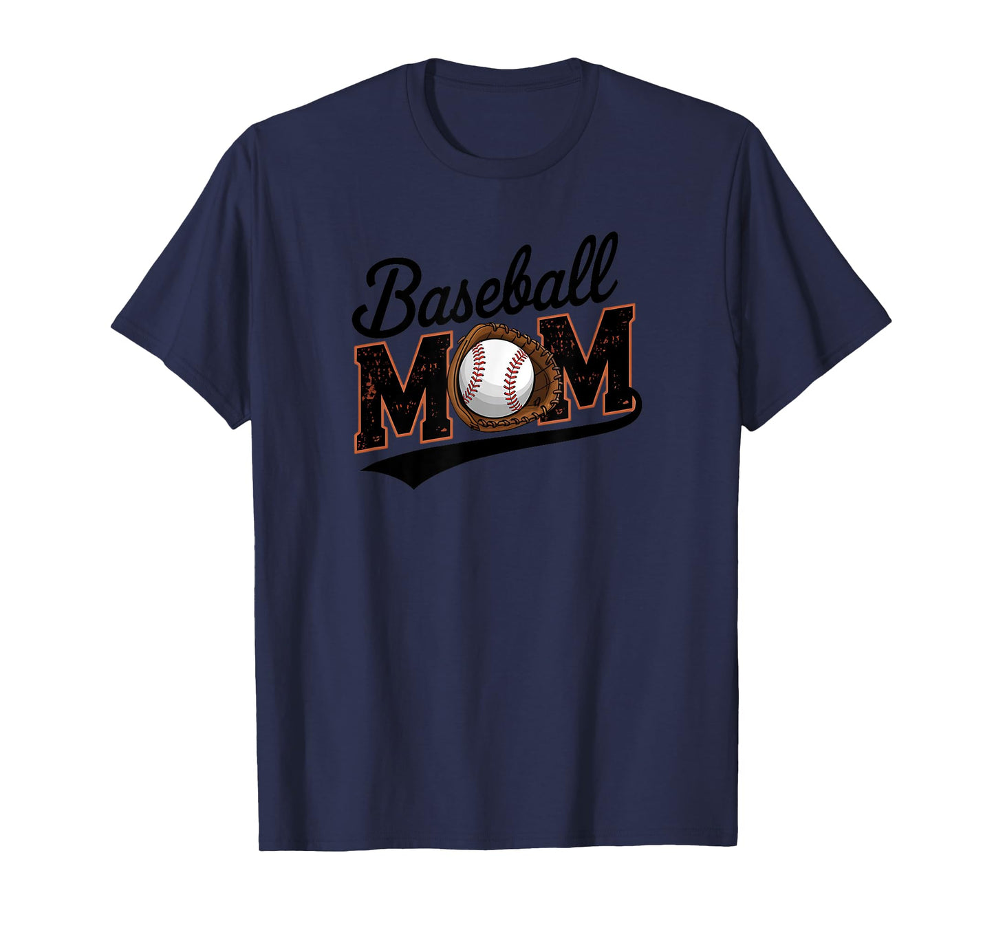 Baseball Mom Baseball Glove And Ball T-Shirt - Casual Everyday Wear Unisex - T-Shirt, Sweatshirt, Hoodie