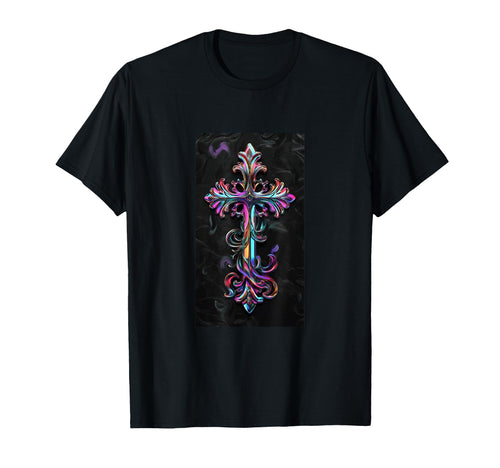 Gothic Cross Grunge Aesthetic Y2K Goth T-Shirt - Novelty Apparel Men Women - T-Shirt, Sweatshirt, Hoodie