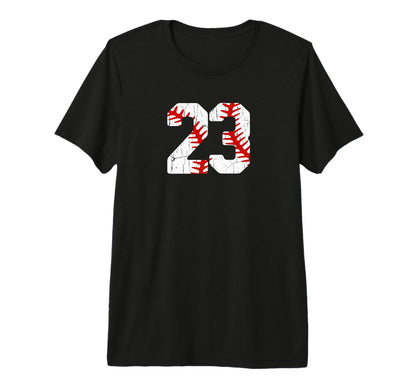 Baseball Player Jersey Number 23 23 T-Shirt - Fun Novelty Design Unisex - T-Shirt, Sweatshirt, Hoodie