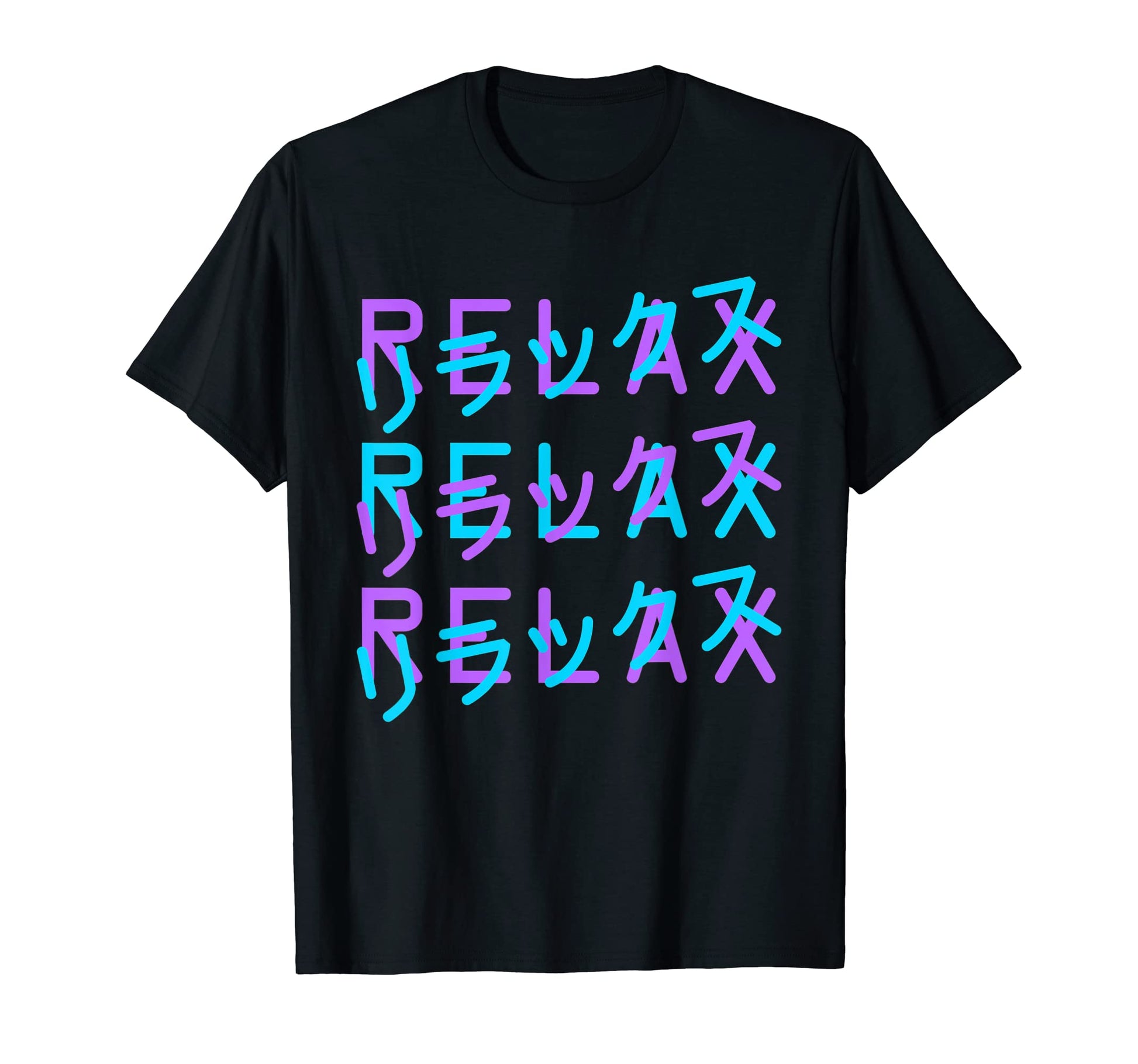 Relax Relax Vaporwave Japanese T-Shirt - Unique Graphic for Adults - T-Shirt, Sweatshirt, Hoodie