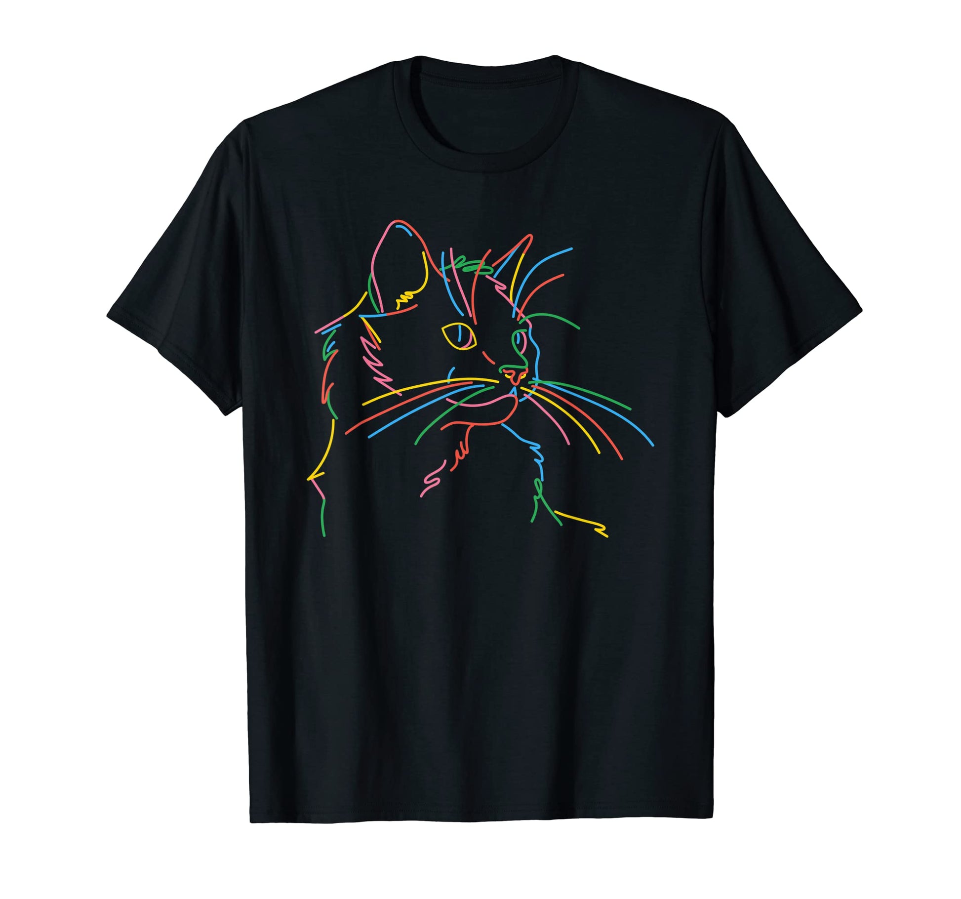 Rainbow Cat Gay Pride Cat Lgbt Cat T-Shirt - Unique Graphic for Adults - T-Shirt, Sweatshirt, Hoodie