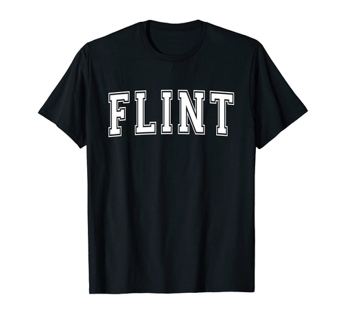 Flint Mi Michigan Usa Sports Varsity T-Shirt - Graphic Print Men Women - T-Shirt, Sweatshirt, Hoodie