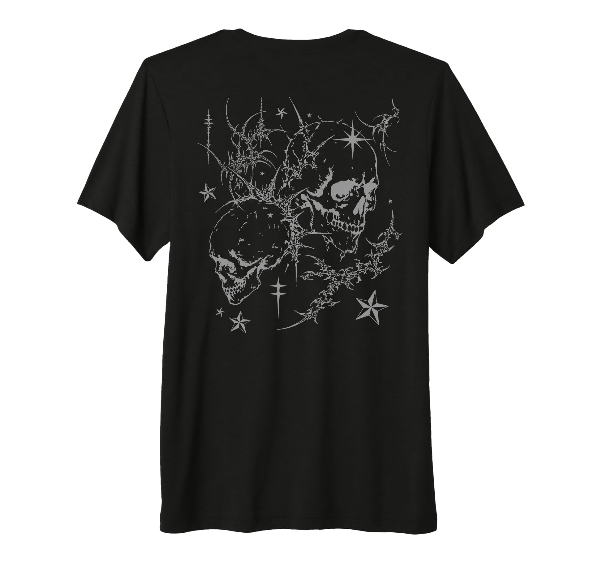 Y2K Grunge Skull Goth Alt Sigilism T-Shirt - Fun Novelty Design for Adults - T-Shirt, Sweatshirt, Hoodie